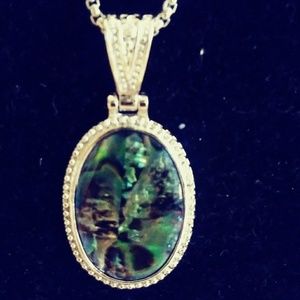 Tourqouise Oval Pendant